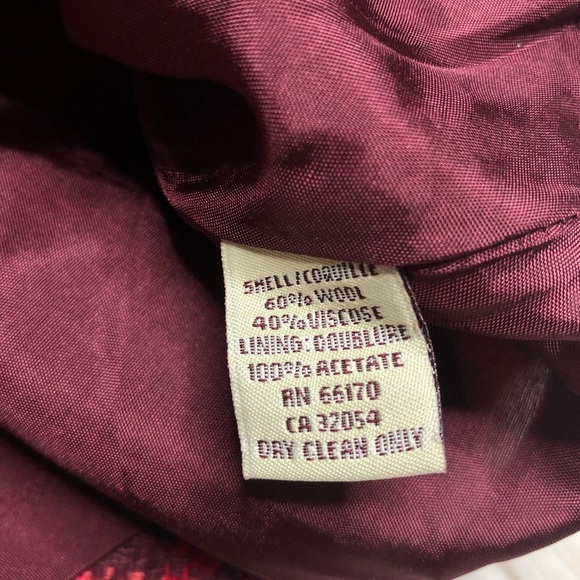 Free People Vintage Wool Blend Pencil Skirt 12 - Picture 4 of 4